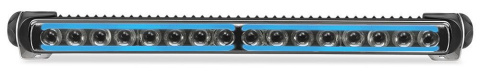 2LT 958 140-521 Lampa Sea Hawk-470 Pencil Beam z Edge Light, niebieska w czarnej obudowie