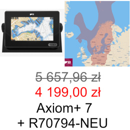 Axiom+ 7 wskaźnik wielofunkcyjny (E70634) z mapami LightHouse Europa Północna (R70794-NEU) [E70634-00-P]