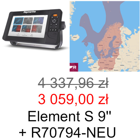 Element S 9'' Ploter map (E70533) zmapami LightHouse Europa Północna (R70794-NEU) [E70533-00-P]