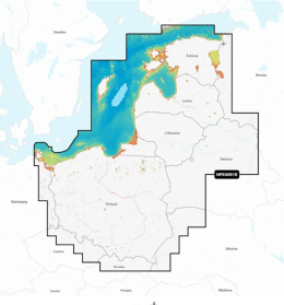 Mapa Navionics Platinum+ NPEU081R (obejmuje m. in. polskie wody śródlądowe) na karcie mSD [010-C1339-40]