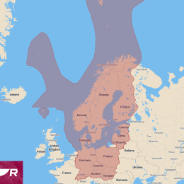 R70794-NEU Mapy Raymarine LightHouse Charts Europa Północna