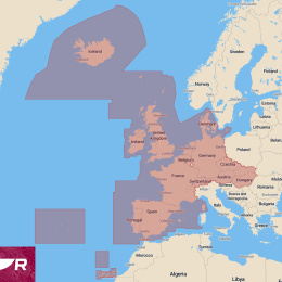 R70794-WEU Mapy Raymarine LightHouse Charts Europa Zachodnia