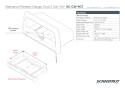 SC-CW-9GT Wodoodporna ładowarka bezprzewodowa Cove, 3 cewki, 15W, z kieszenią na telefon, 12/24V